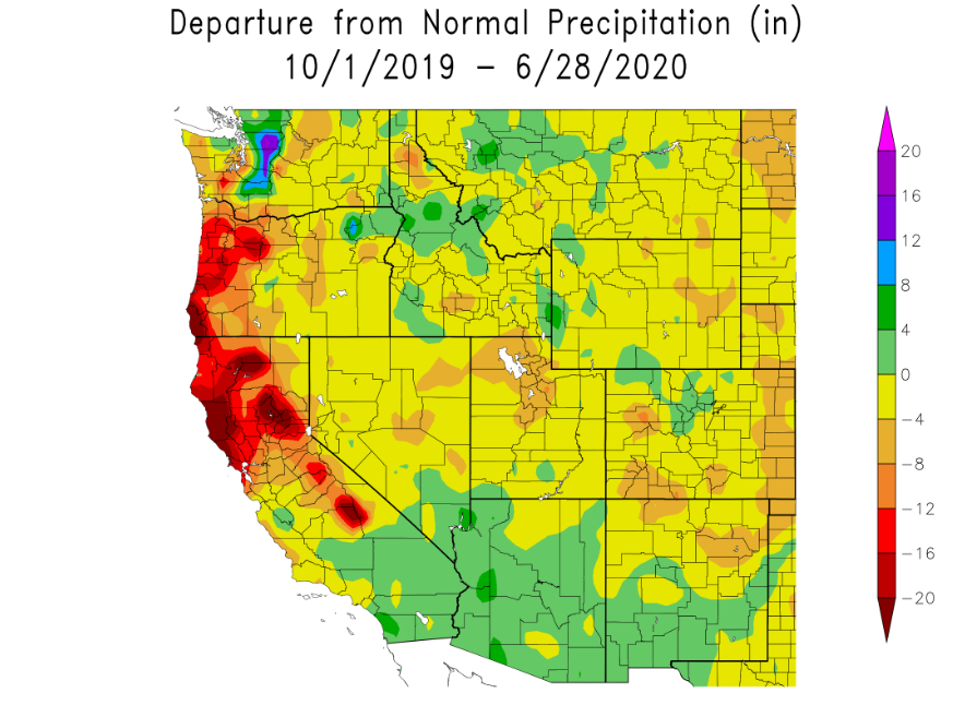 Colorado Monsoon Update Southern portion of the state in severe