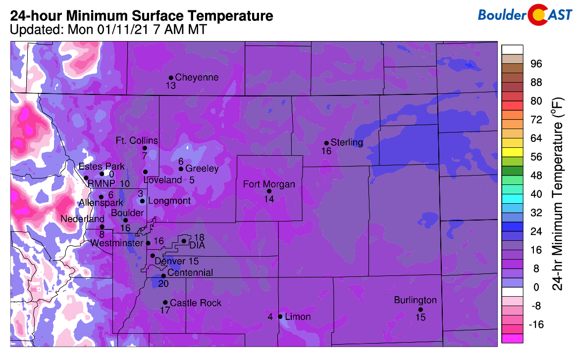 This week in Colorado weather January 11, 2021 BoulderCAST